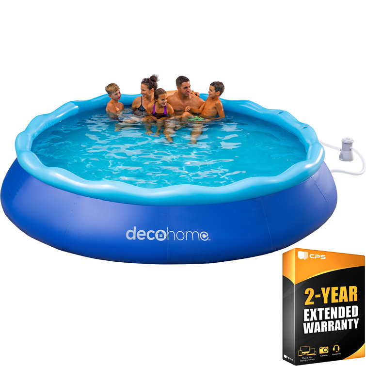 Pool filter clearance for inflatable pool